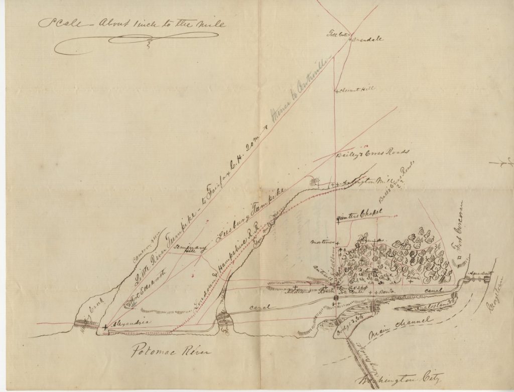 Hand Drawn Map of Arlington Heights