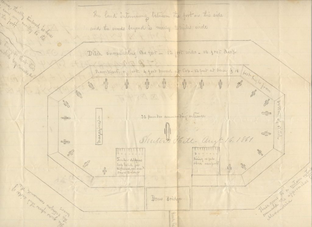 Map from Greenhow Letter
