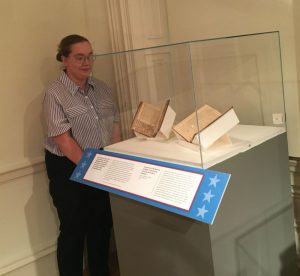 Hope Smalley, moving an exhibition case