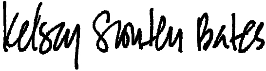 Kelsey Scouten Bates signature